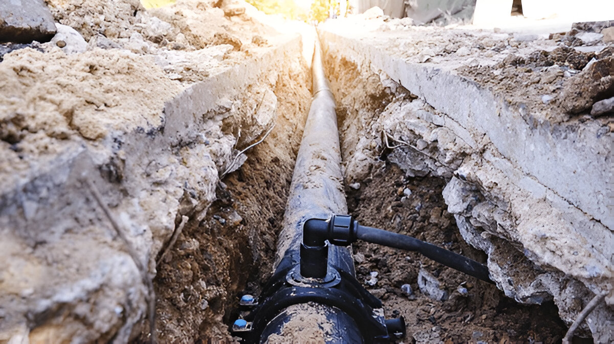 Main sewer line leaks